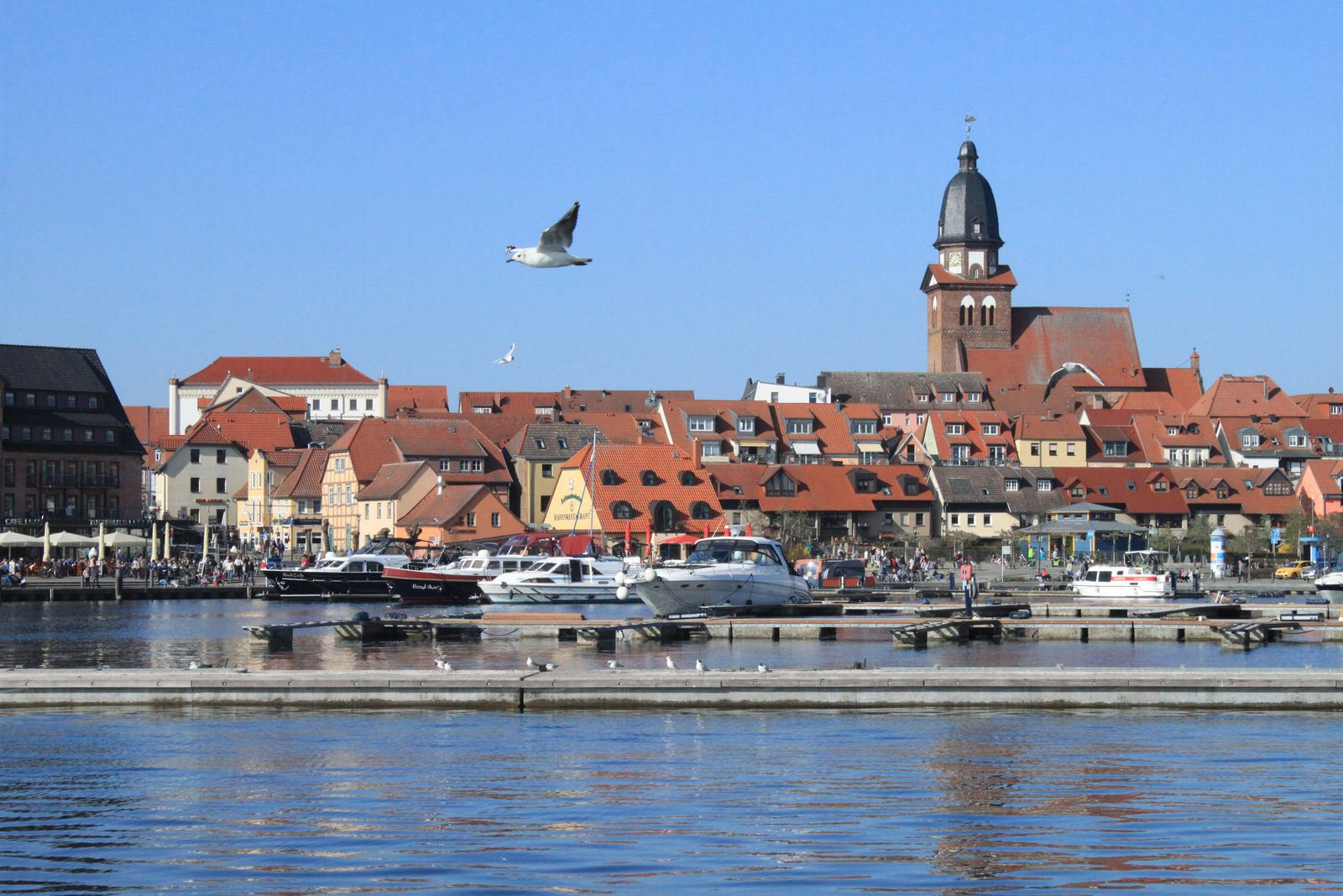 Moderne Solaranlage in Waren (Müritz) von ENASOL auf einem Hausdach zur nachhaltigen Stromerzeugung.